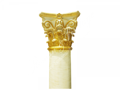 ทรงใบไม้-เสากลมเรียบ